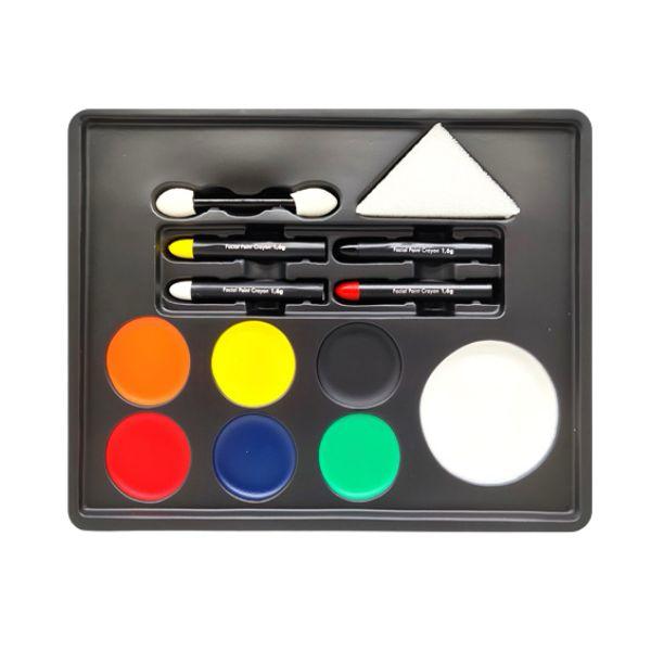 مجموعة الوان ودوات الرسم على الوجه للاطفال (Face painting)