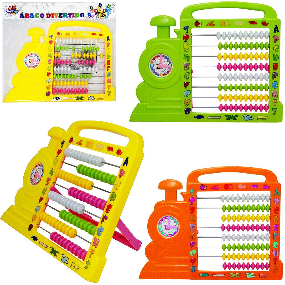 عداد أطفال تعليمي (Abacus) على شكل قطار مبهج