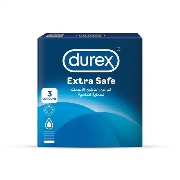 واقي ديوركس إكسترا سيف (durex Extra Safe) – 3 قطع
