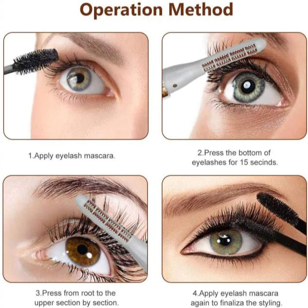 جهاز لف الرموش(بالبطاريه) (Heated Eyelash Curler)