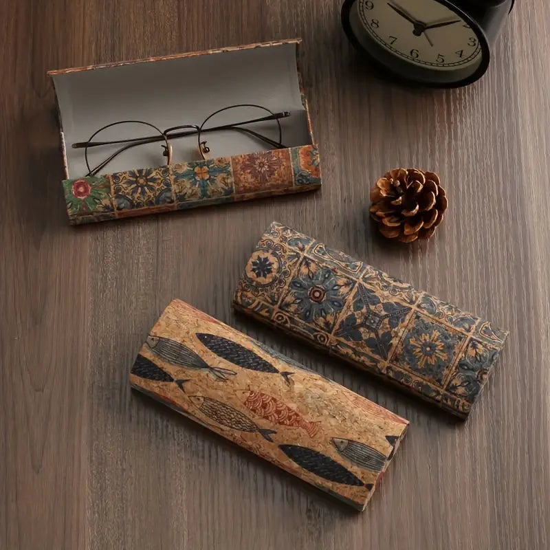 علبة نظارات مغناطيسية بتصميم بوهيمي