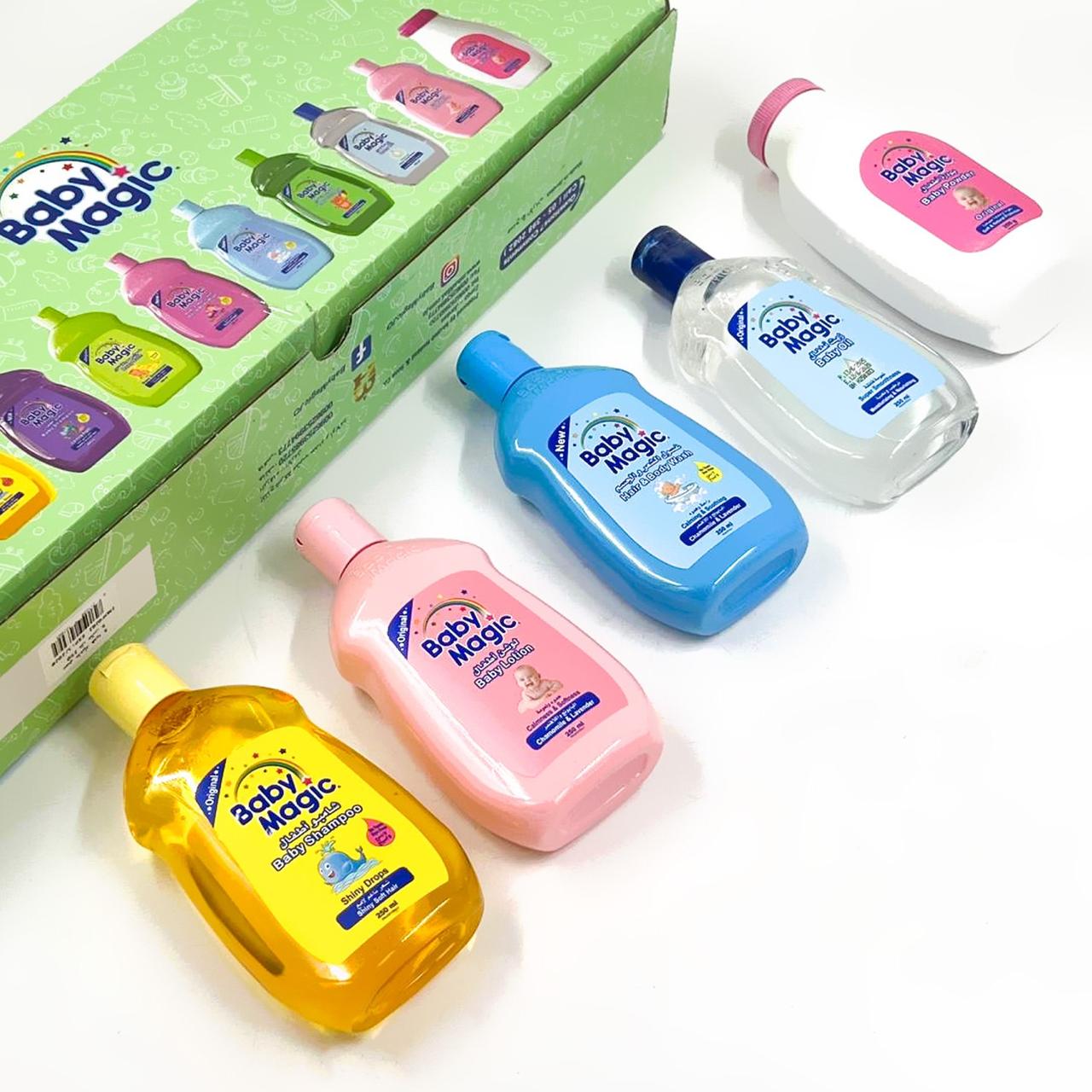 طقم Baby Magic للعناية بالطفل – 5 قطع (250 مل)