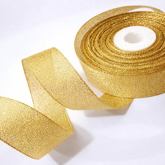 بكرة شريط قماشي جليتر لامع