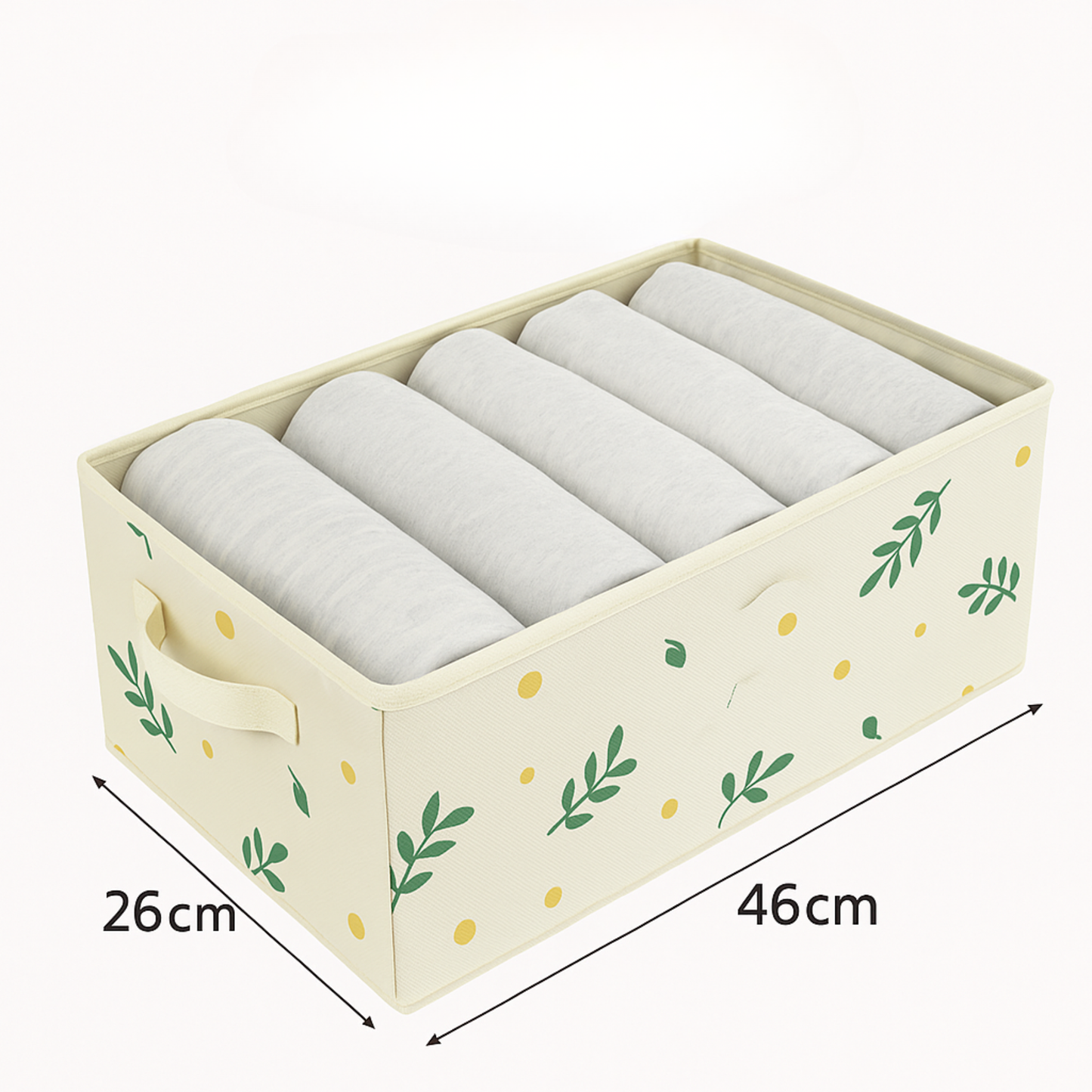 منظم ملابس قماشي مع دعامات معدنيه