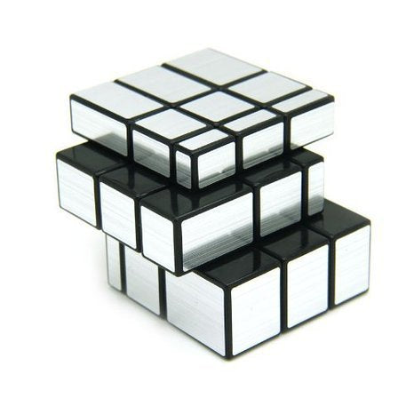 سحري المرآة مع سحابات ذهبية وفضية 3x3مكعب روبيك