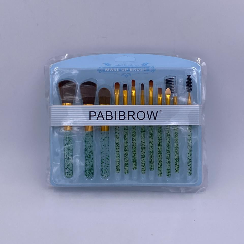( قطعة13 ) PABIBROW طقم فراشي مكياج
