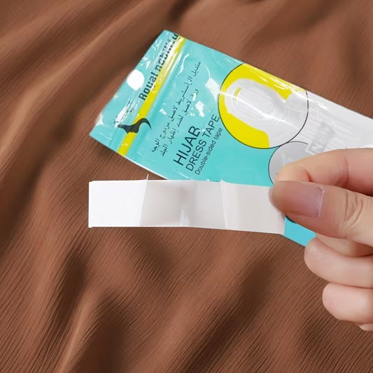 لاصق حجاب شفاف مزدوج الوجهين – عبوة 36 قطعة