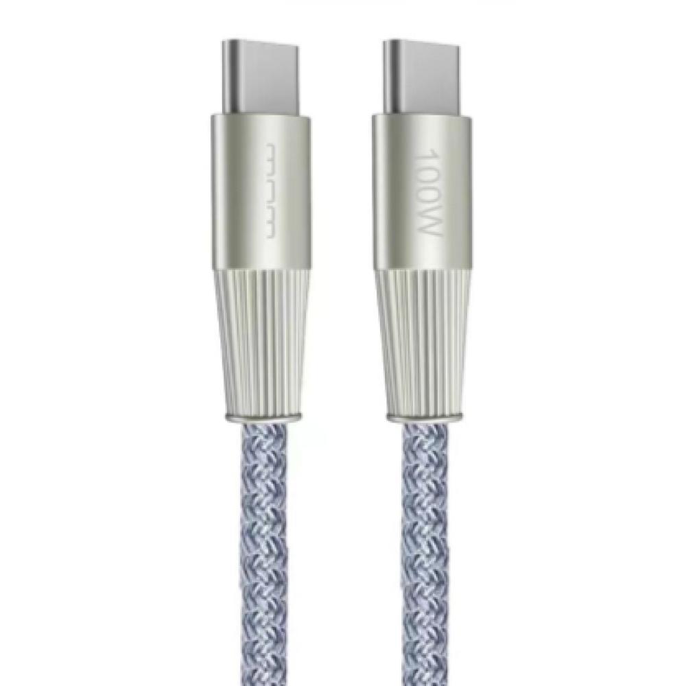 كابل شحن سريع WUW PD بقوة 100 واط – موديل X201 (Type-C إلى Type-C)