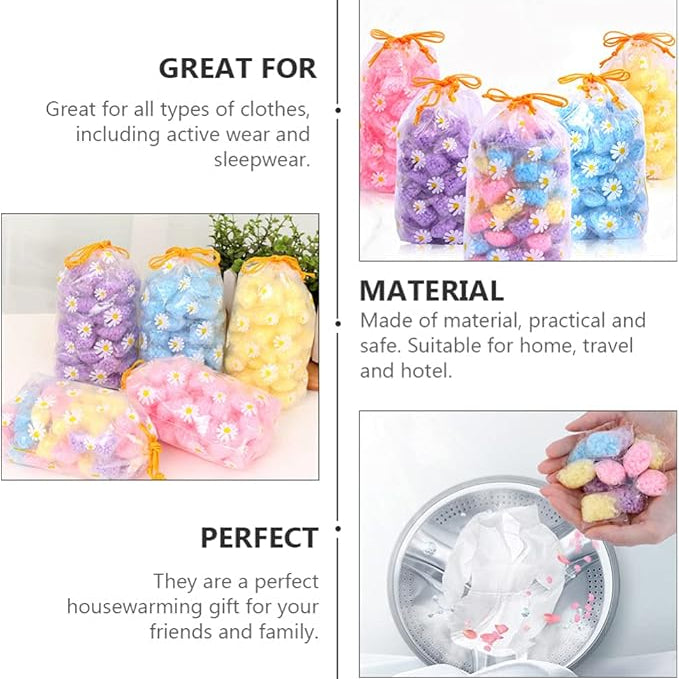 معطر الغسيل (عبوه ٣٠ قطعه روائح مختلفه )