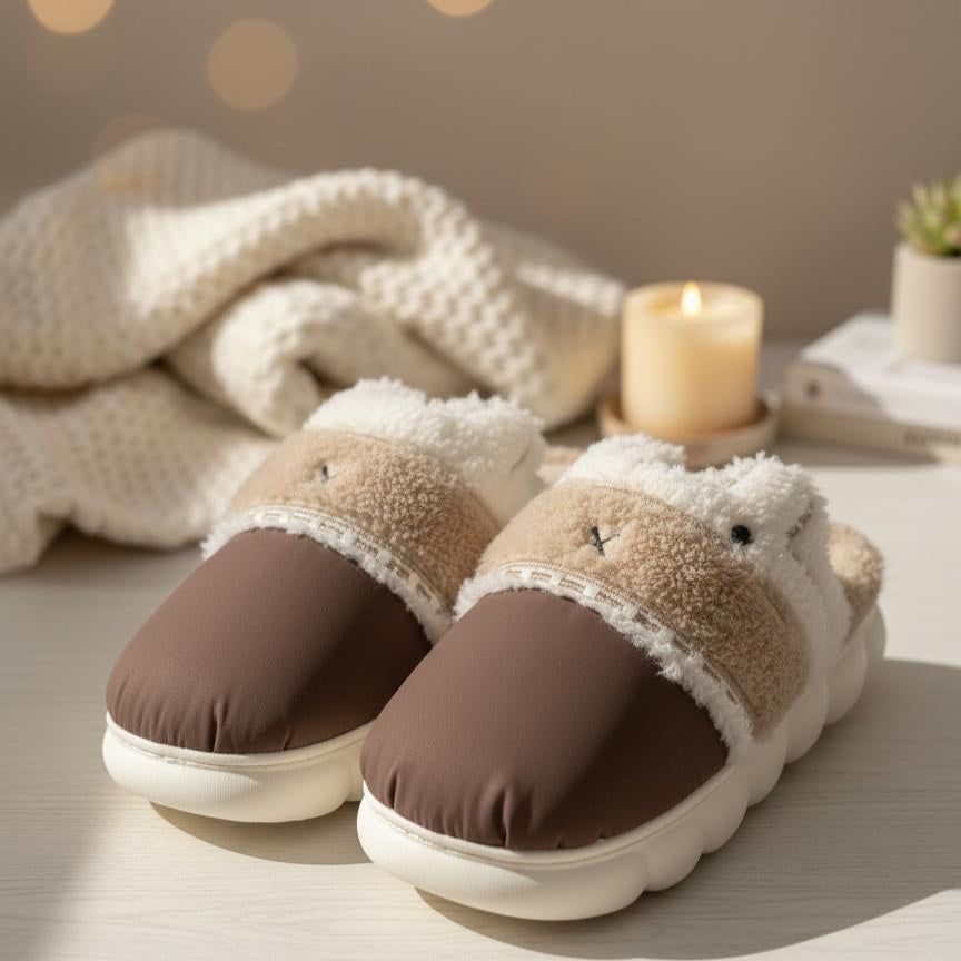 منطفلي (خف) اطفال شتوي فرو