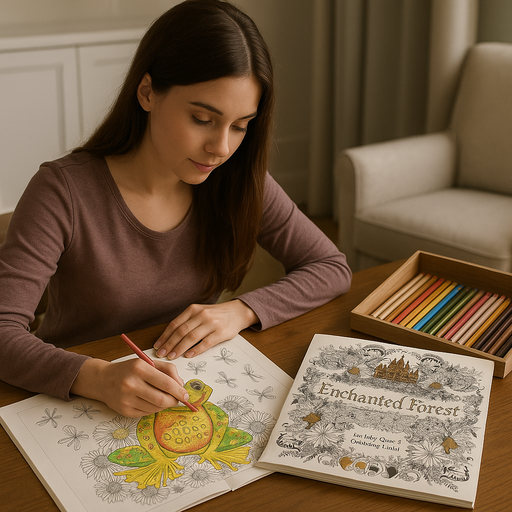Enriched forest كتاب تلوين للكبار