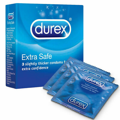 واقي اكسترا امن, 3 قطع من ديوركس – Durex Extra Safe Condoms 3 Pieces