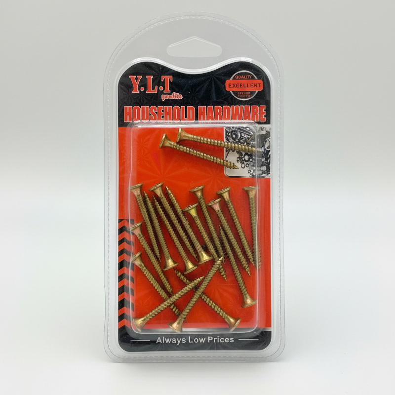 مجموعة براغي منزلية طول ٤ سم – لون ذهبي