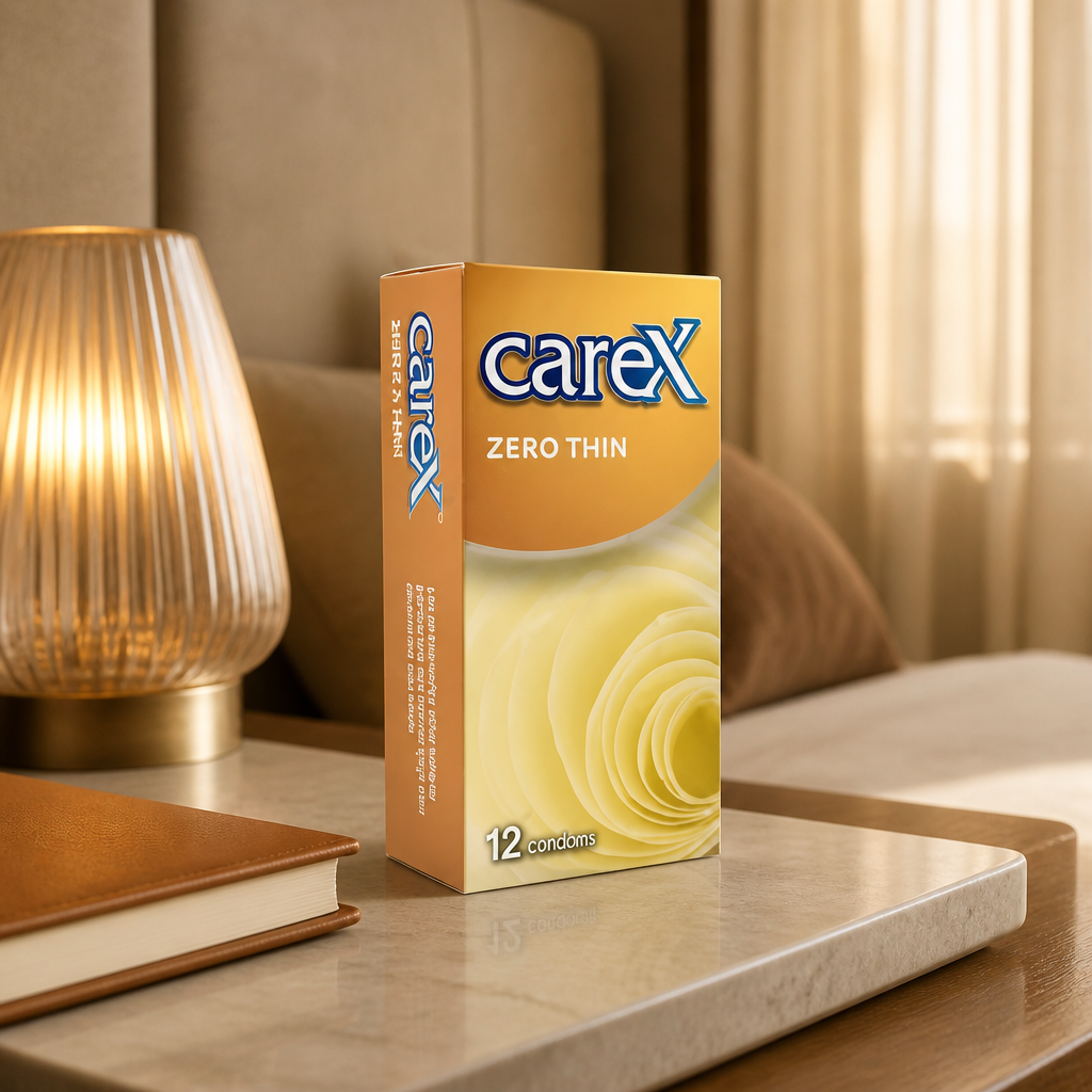 CAREX Zero Thin Condoms– واقي ذكري فائق الرقة 12 قطعة