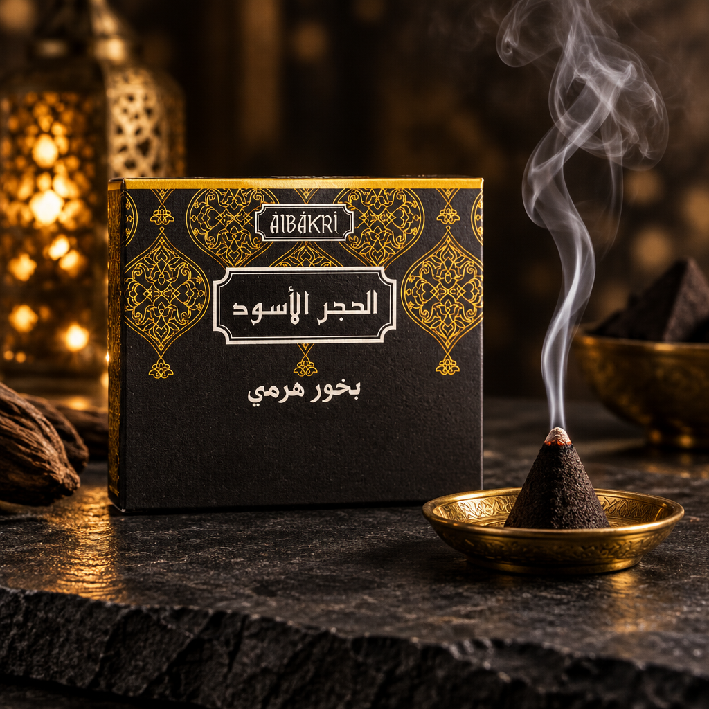بخور هرمي الحجر الأسود – رائحة شرقية فاخرة