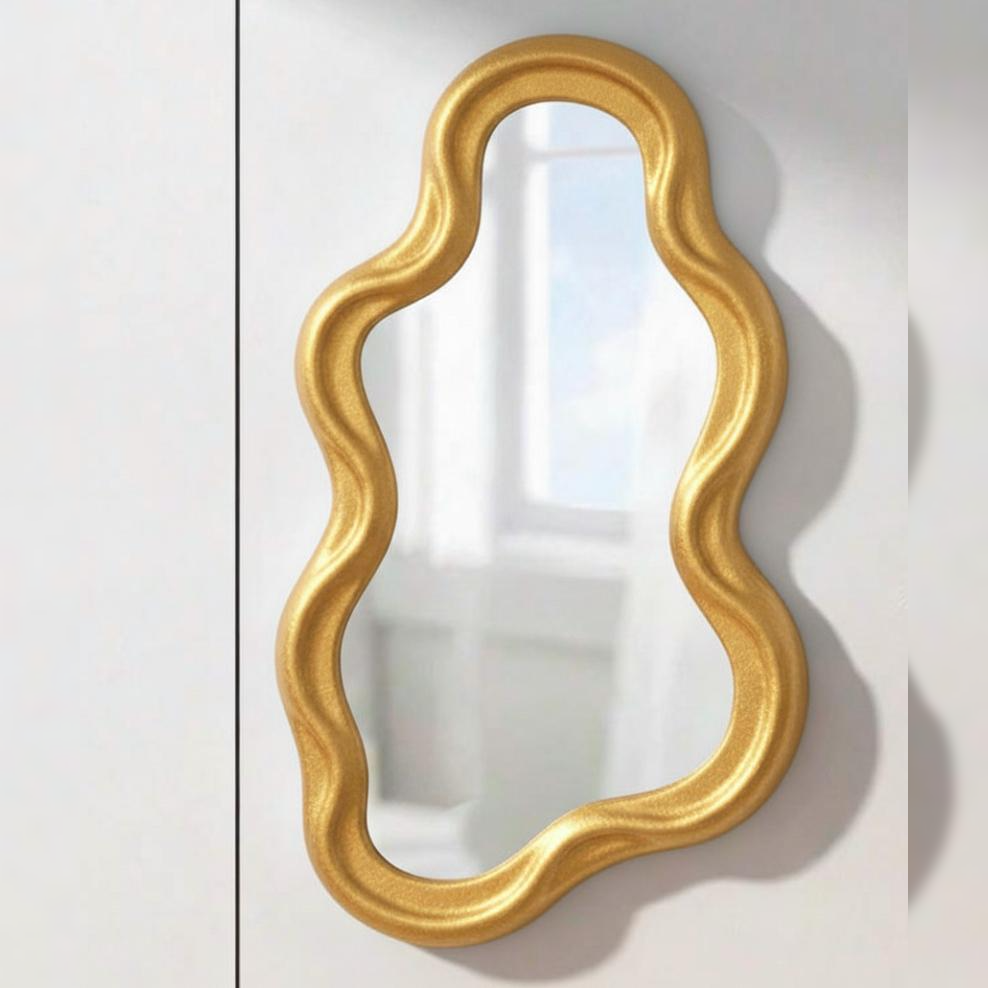 مراية ديكور بتصميم مموج-طول ٤٠ سم