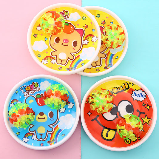 كرة لاصقة بكؤوس شفط مع الواح التقاط – لعبة رمي والتقاط للأطفال