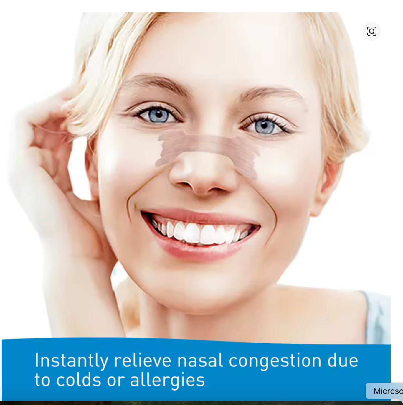 لصقة الأنف لتقليل الشخير وتحسين التنفس- عدد ١