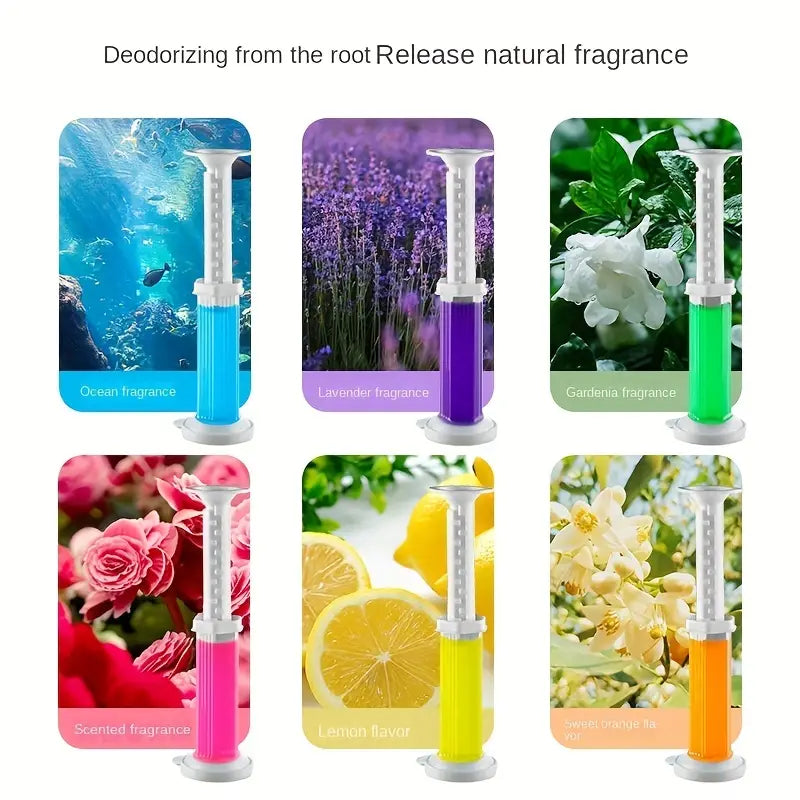 معطر ومزيل روائح المرحاض على شكل زهرة(عدد1)