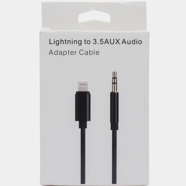 AUX Audio وصلة (Type C, or Lightning)