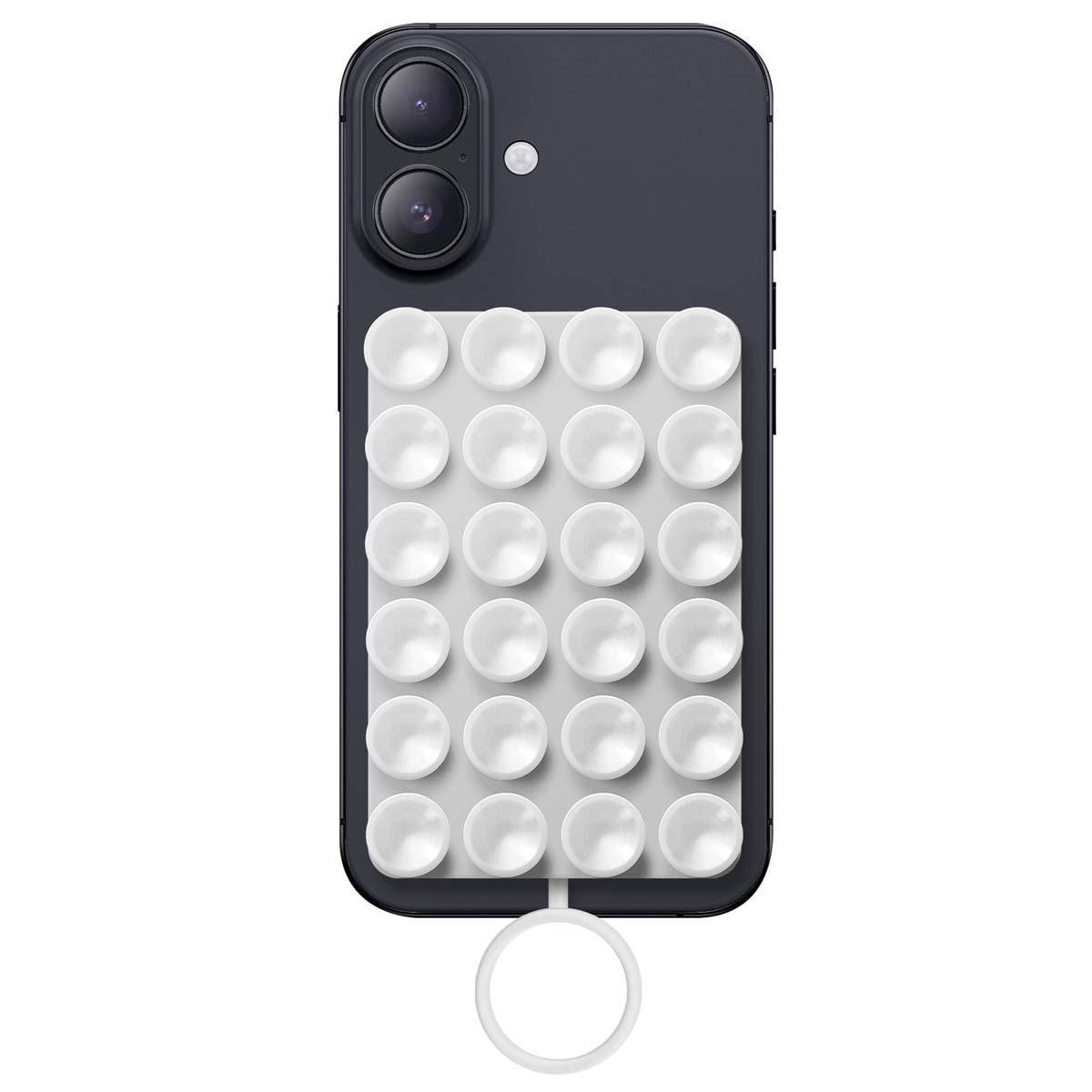 حامل هاتف لاصق مع شفاطات سيليكون متعددة – قابل للإزالة