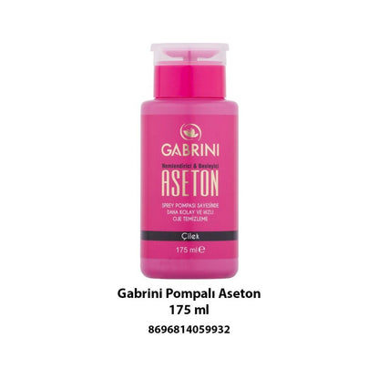 اسيتون جابريني175 مل  بمضخة - رائحة الفراولة
