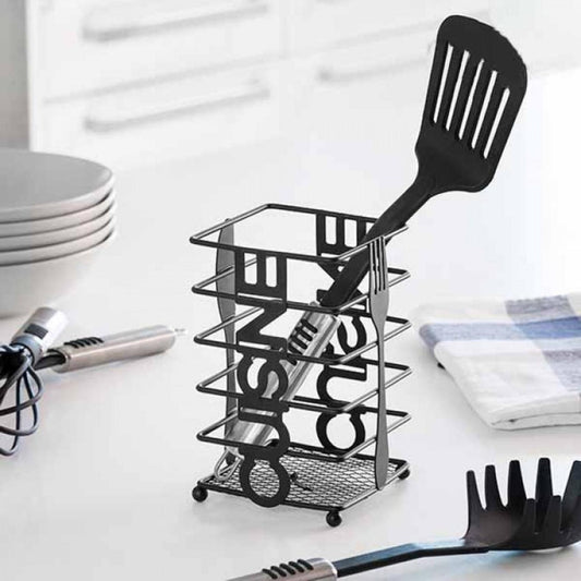 "CUISINE" حامل أدوات المطبخ المعدني بتصميم