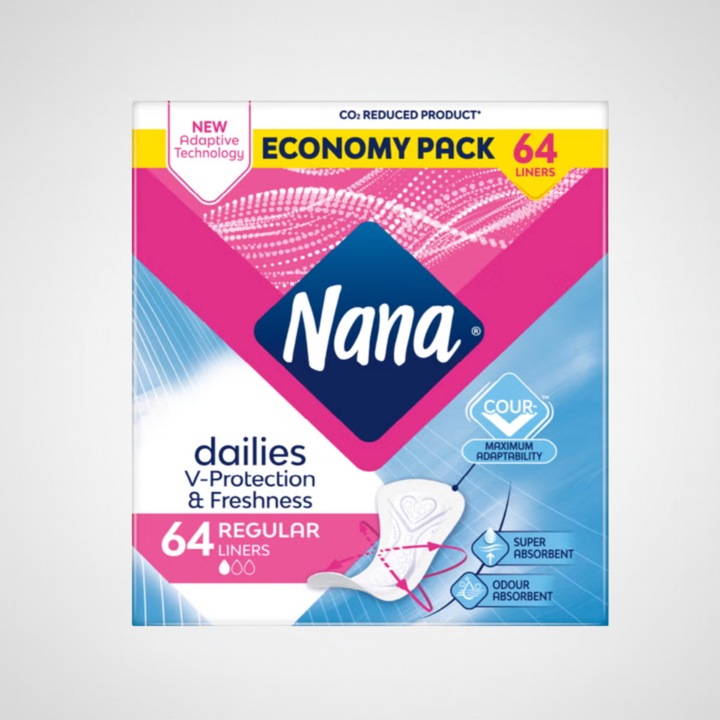 فوط يومية نانا ديلِيز فريش (Nana Dailies Fresh) – عادي 64 فوطة