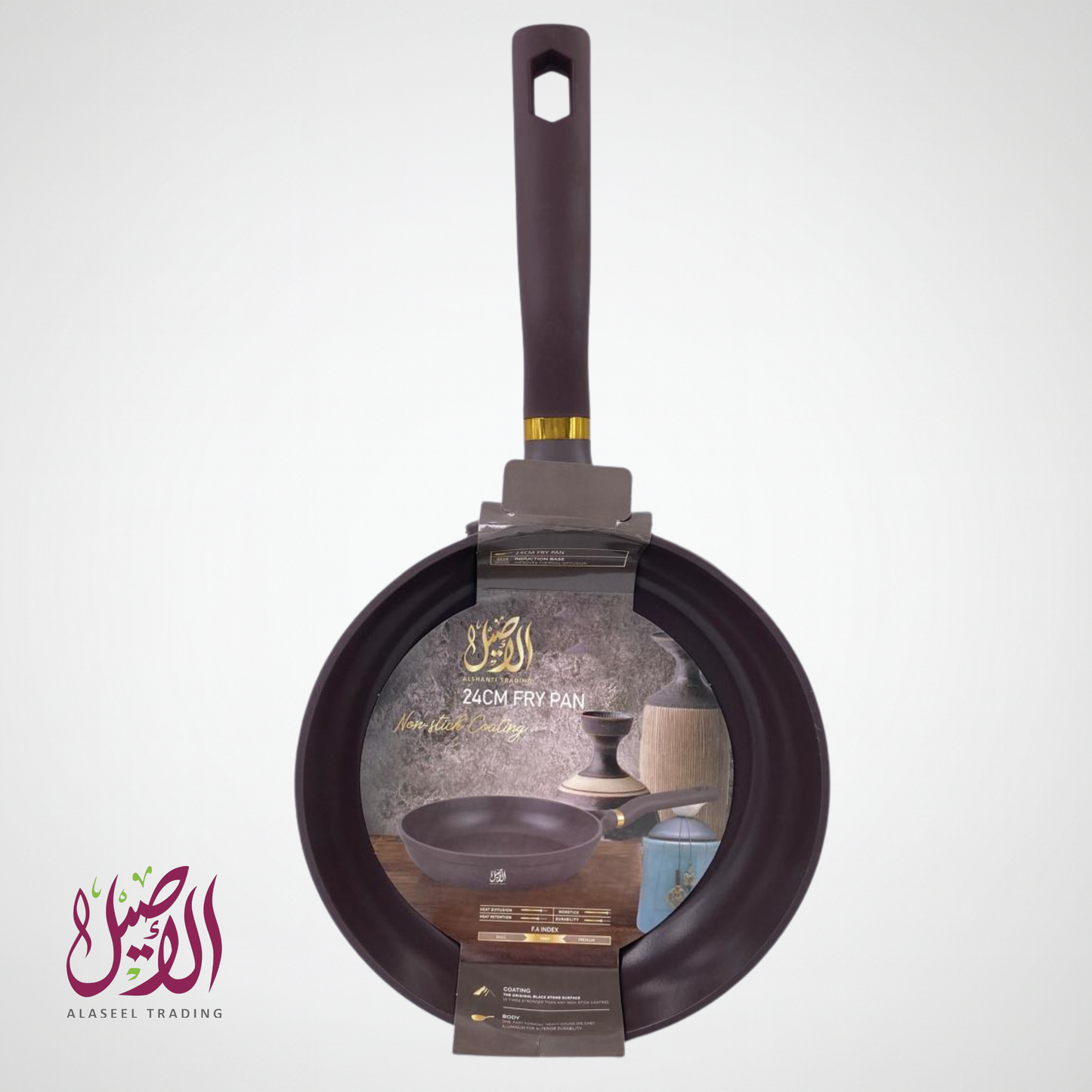 قلاية جرانيت - الاصيل- غير لاصقة 24 سم