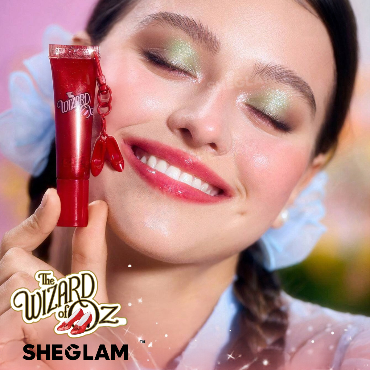 ملمع شفاه أحمر لامع SHEGLAM × The Wizard of Oz™ – Click Your Heels