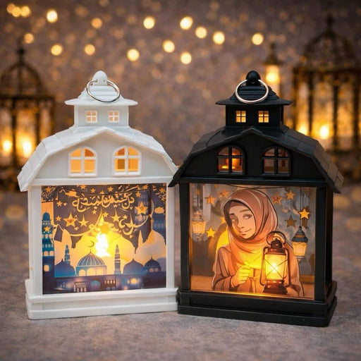 فانوس رمضان ديكوري بشكل بيت