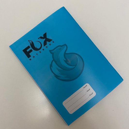 دفتر 80 ورقة - FOX تسطير عربي
