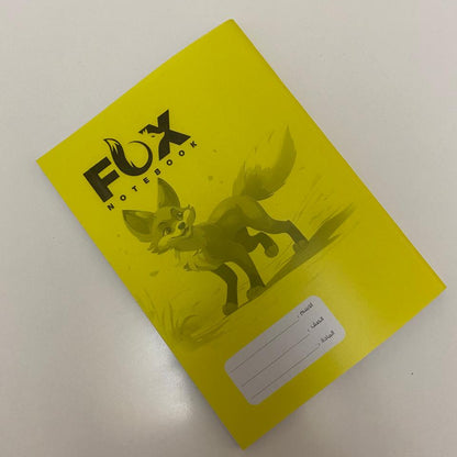 دفتر 80 ورقة - FOX تسطير عربي