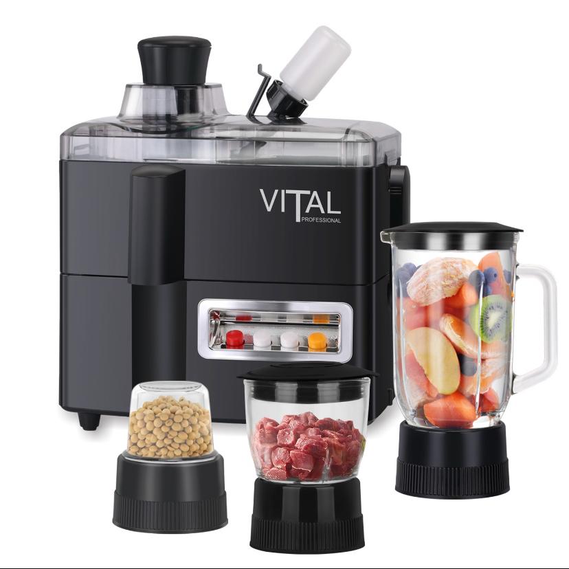 (VITAL PROFESSIONAL 1600 WATT)محضرة طعام 4 ب 1