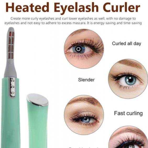 جهاز لف الرموش(بالبطاريه) (Heated Eyelash Curler)