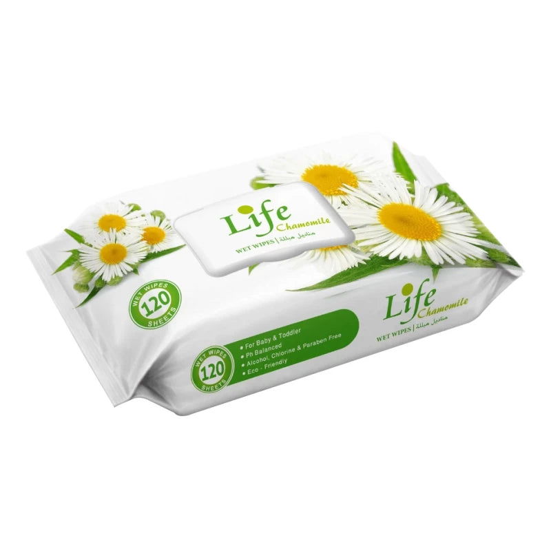 مناديل مبللة Life Touch – 120 منديل