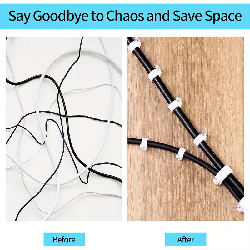 مشابك تثبيت الاسلاك على الحائط بمسامير فولاذية