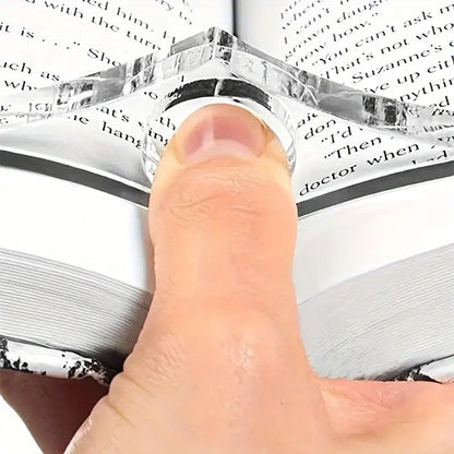 حامل كتاب لأصبع الإبهام من الأكريليك
