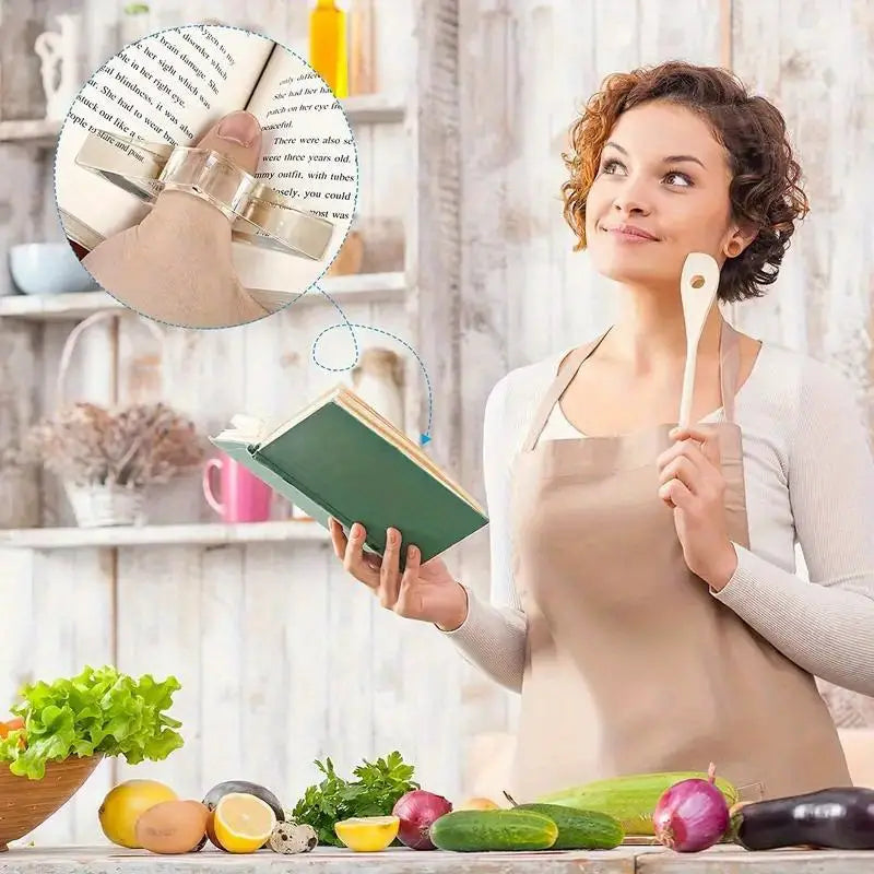 حامل كتاب لأصبع الإبهام من الأكريليك