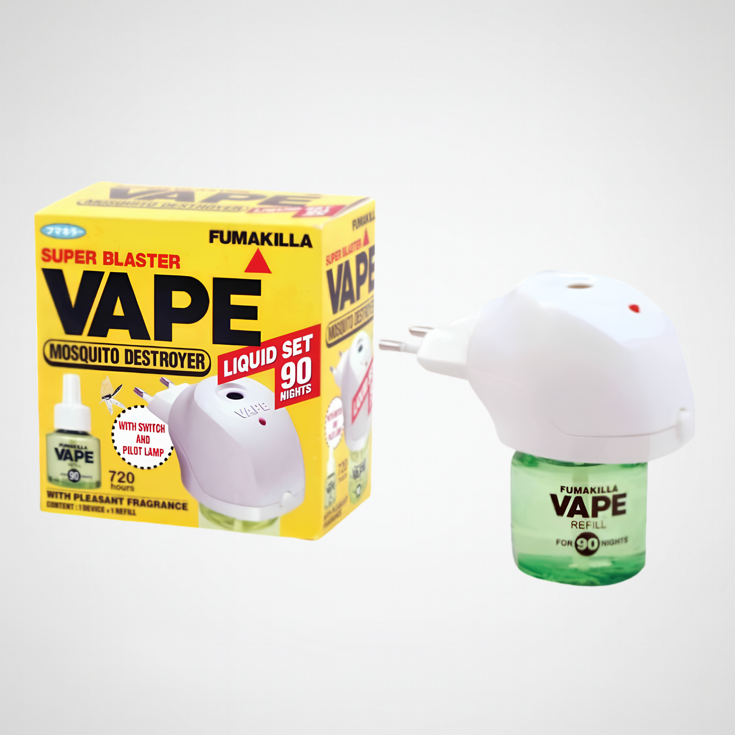 جهاز Vape Super Mosquito Destroyer مع سائل فاب 250 مل