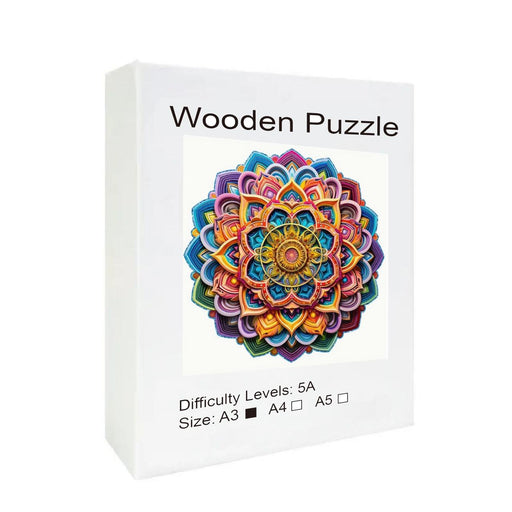 بزل خشب (Wooden Puzzle) بتصاميم فنية حجم A3