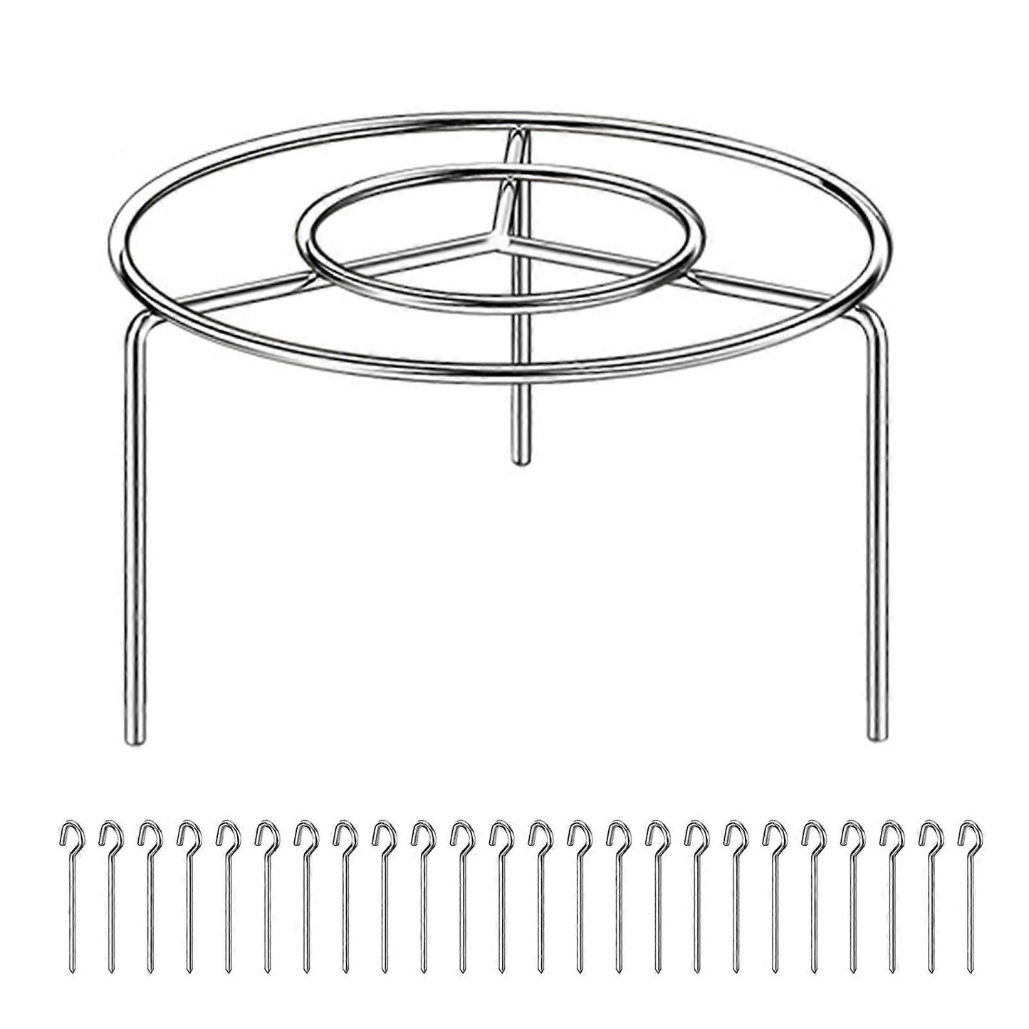 ستاند أسياخ ستانلس ستيل للقلاية الهوائية والشواية