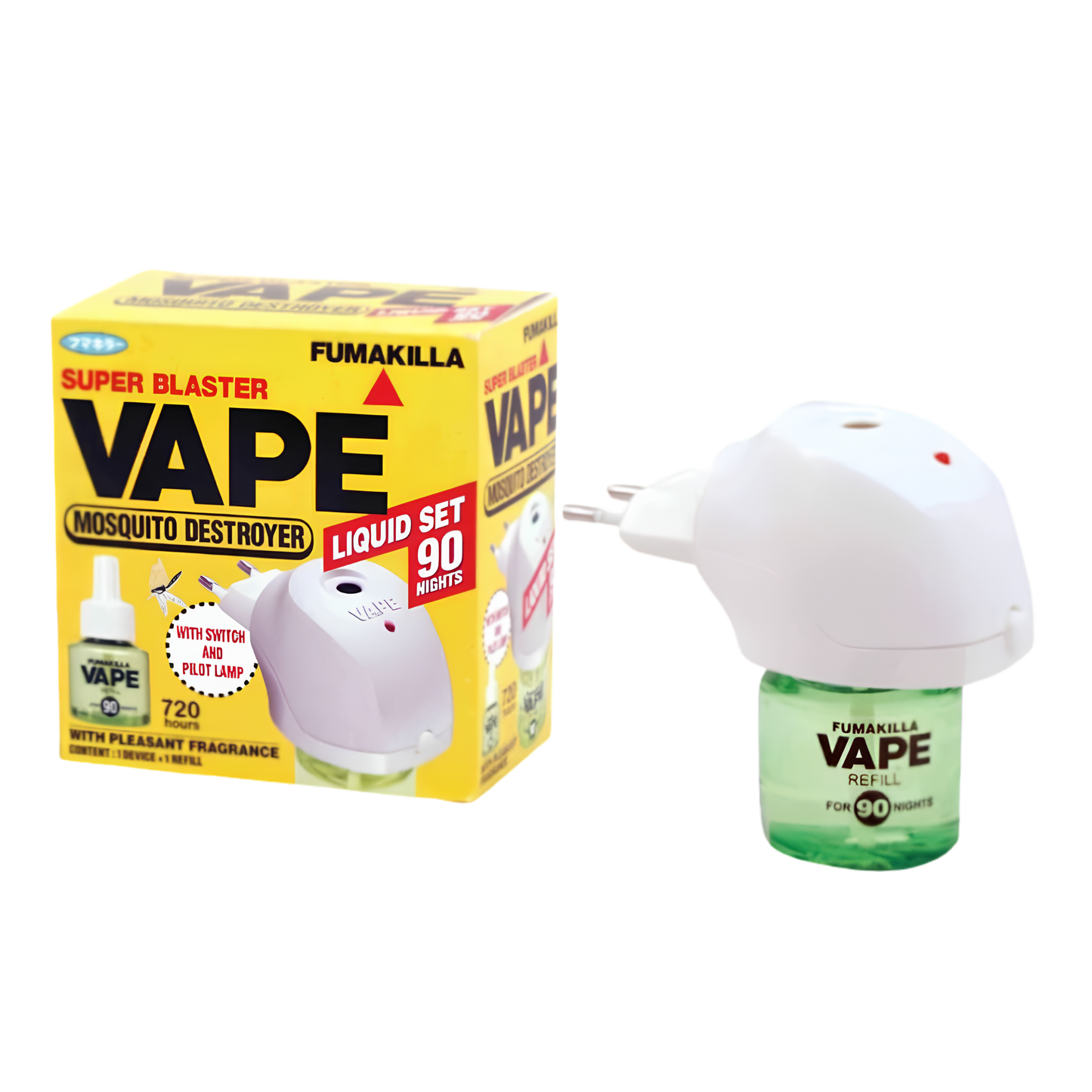 جهاز Vape Super Mosquito Destroyer مع سائل فاب 250 مل