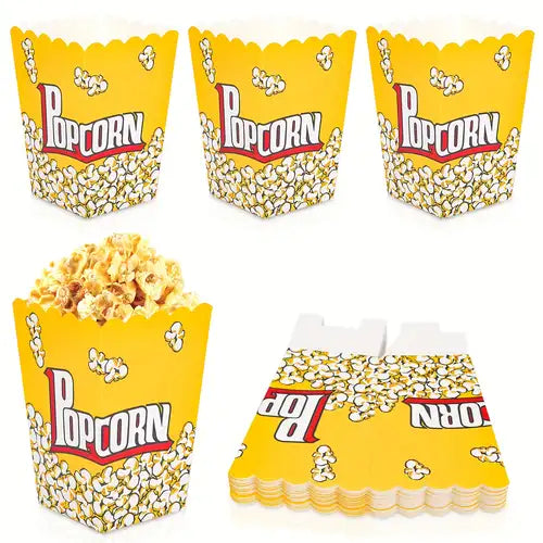 مجموعة 6 علب بوشار كرتونية