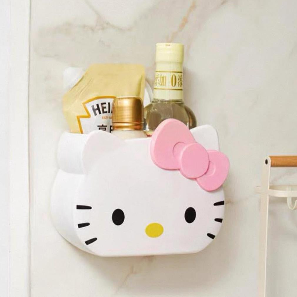 منظم حمام جداري بتصميم Hello Kitty