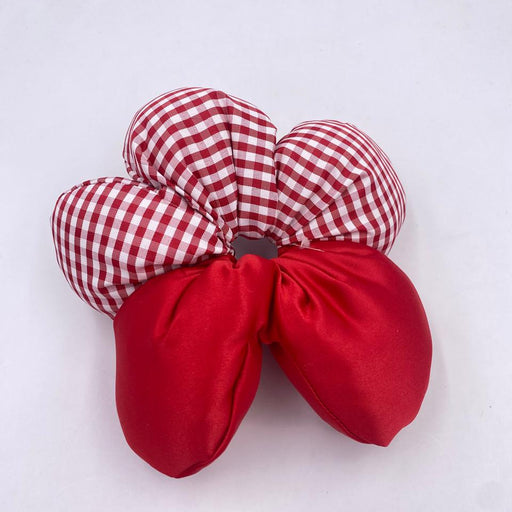 ربطة شعر وردة قماش منفوخة