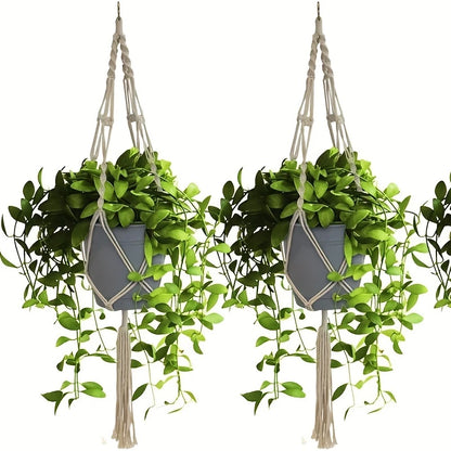 مكرمية حبل معلّق بتصميم بوهيمي