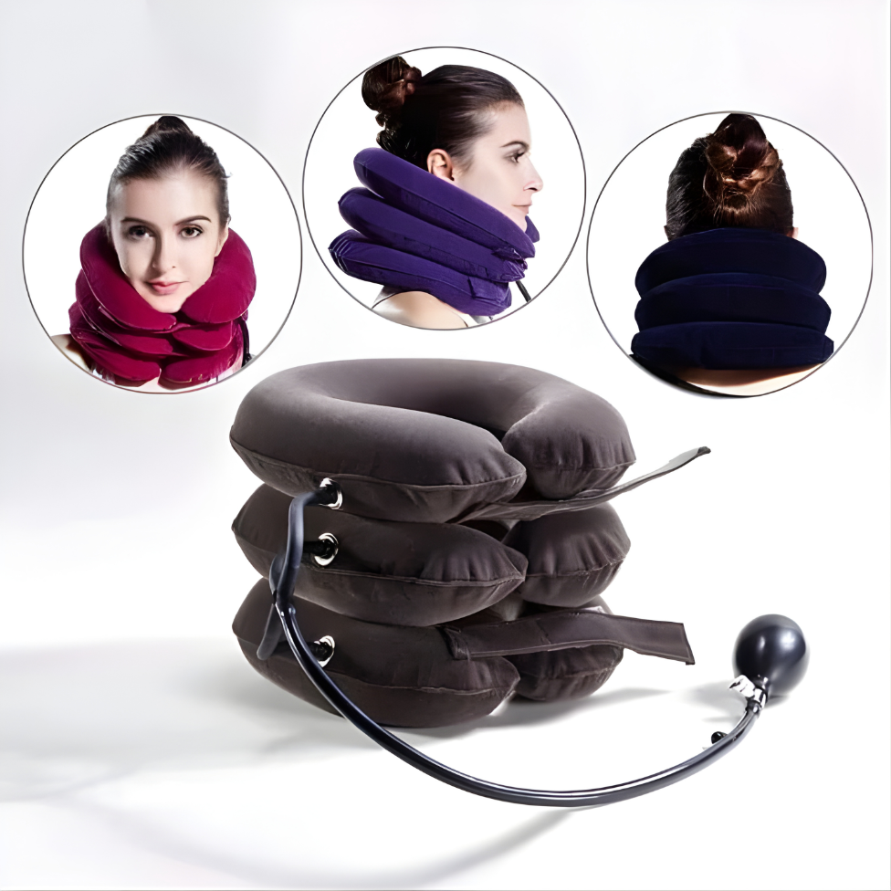 وسادة شد الرقبه- القابله للنفخ