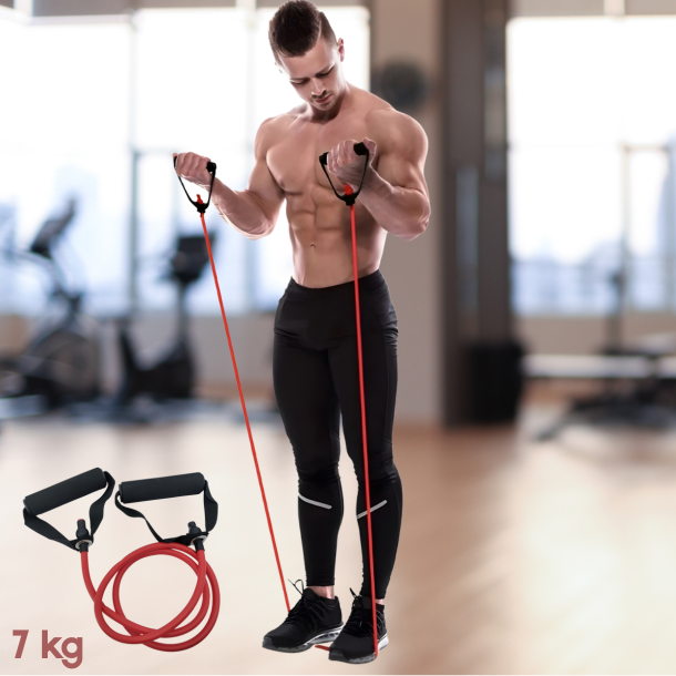 مقاومة ٧ كغم -ربر باند احمر مفرد