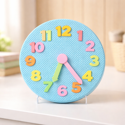 ساعة التعلم المرحة (فوم ملون)